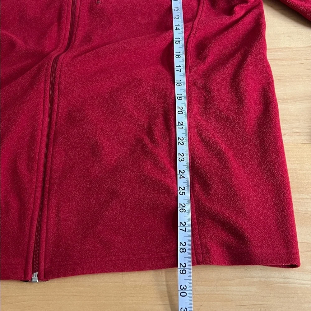 L.L. Bean Men's Vibrant Red Fleece Jacket